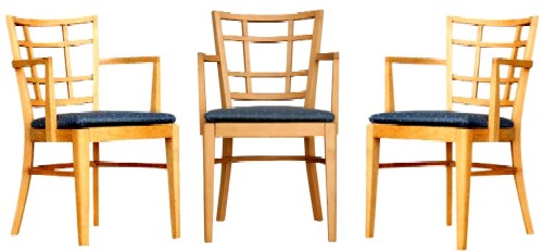 Frankl Dining Room Chairs Brown-Saltman